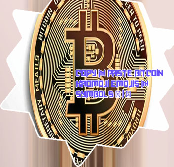 Bitcoin symbols ฿